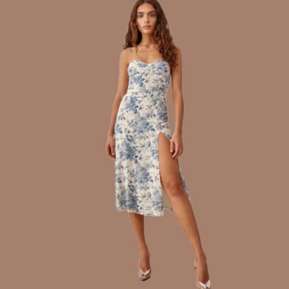 Reformation Juliette Dress in Pompadour